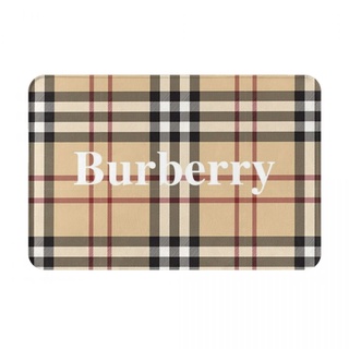 Burberry (2) พรมเช็ดเท้า ผ้าสักหลาด กันลื่น ดูดซับน้ํา แห้งเร็ว 16x24 นิ้ว สําหรับห้องน้ํา พร้อมส่ง