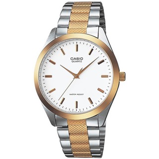 ﻿Casio นาฬิกาข้อมือผู้ชาย สองกษัตริย์ สายสแตนเลส รุ่น MTP-1274SG-7ADF