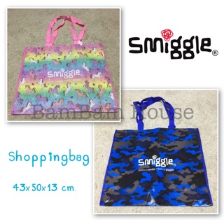 พร้อมส่ง👉Smiggle shopping bag ใบใหญ่จุเยอะ ราคาเบาๆ