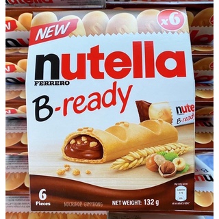 Nutella B-ready ขนมปังนูเทลล่าสอดไส้ 6 ชิ้น