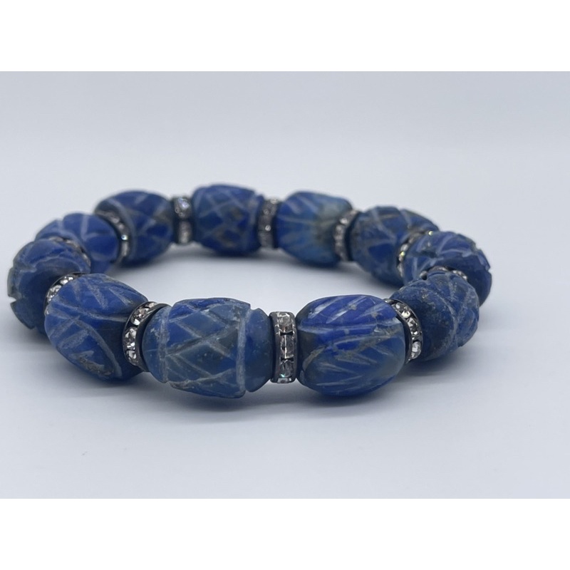 สร้อยข้อมือหินนำโชค Lapis Lazuli