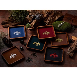 Elder Dragon Square Mini Tray | ถาดไม้ ถาดทอย ลูกเต๋า Dice DnD D&amp;D MTG RPG TRPG เกมกระดาน บอร์ดเกม Game Magic เมจิก