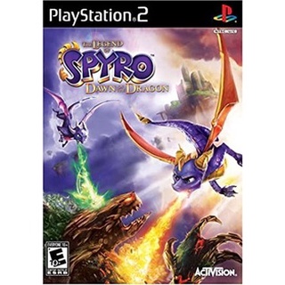 แผ่นเกมส์ Play Station2 PS2 The Legend of Spyro Dawn of the Dragon ( 1 DVD )