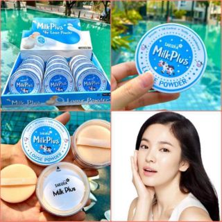 แป้งฝุ่น Sakura Milk Plus Loose Powder