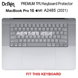 แผ่น TPU ป้องกันคีย์บอร์ด พรีเมี่ยม สําหรับ MacBook Pro 16 M1 A2485 2021 #2