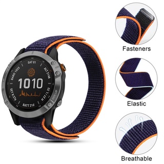 สายนาฬิกาข้อมือไนล่อน 22 มม. 20 มม. สําหรับ Garmin Fenix 5 5s Plus 6 6s Pro Forerunner 935 945