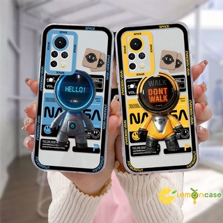 เคสแบบนิ่ม Infinix Hot 10 11 Play 10 10t 10s NFC 10i 9 Pro 10 Lite 11 Plus Hot 9 Play 11 11S NFC Infinix Smart 6 5 4 4C 5 Pro Tencno Spark 5 PRO โทรศัพท์มือถือ NASA ลายนักบินอวกาศ เคสกันกระแทก