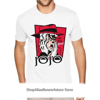 T-shirt  เสื้อยืดแขนสั้น คอกลม ผ้าฝ้าย พิมพ์ลายกราฟฟิค Funky Jojos Bizarre Adventure สําหรับผู้ชายS-5XL