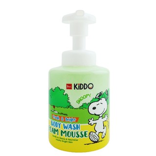 BSC KIDDO เฟรช&amp;ไบร์ท บอดี้วอชโฟมมูส 350 ml.