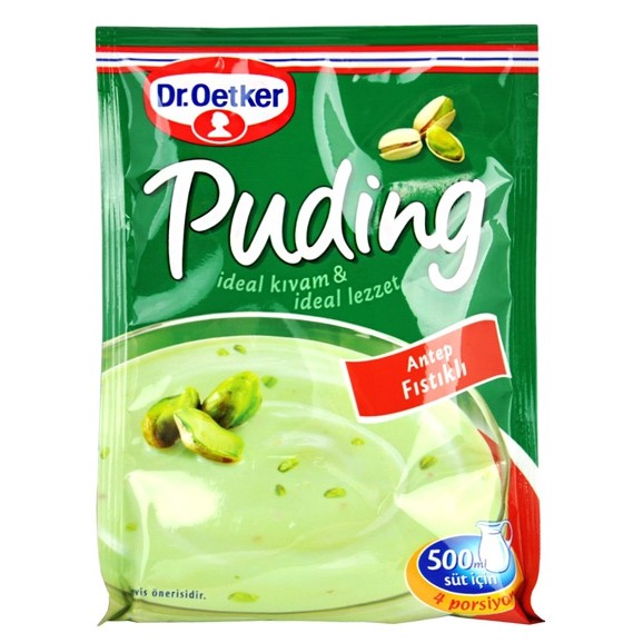 ผงพุดดิ้ง pudding powder รสพิสตาชิโอ pistachio pudding สินค้าคุณภาพจากประเทศตุรกี (พร้อมจัดส่ง)