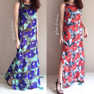 Flower maxi chiffon