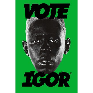 โปสเตอร์ Tyler The Creator ไทเลอร์ เดอะ ครีเอเตอร์ แร็ปเปอร์ Rapper Hiphop ฮิปฮอป Poster ภาพถ่าย ตกแต่งผนัง วงดนตรี