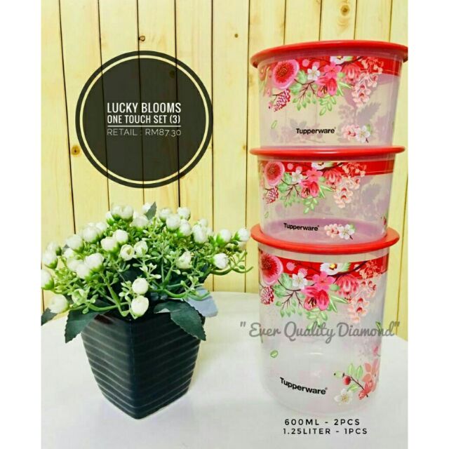 Tupperware Lucky Bloom One touch (3)