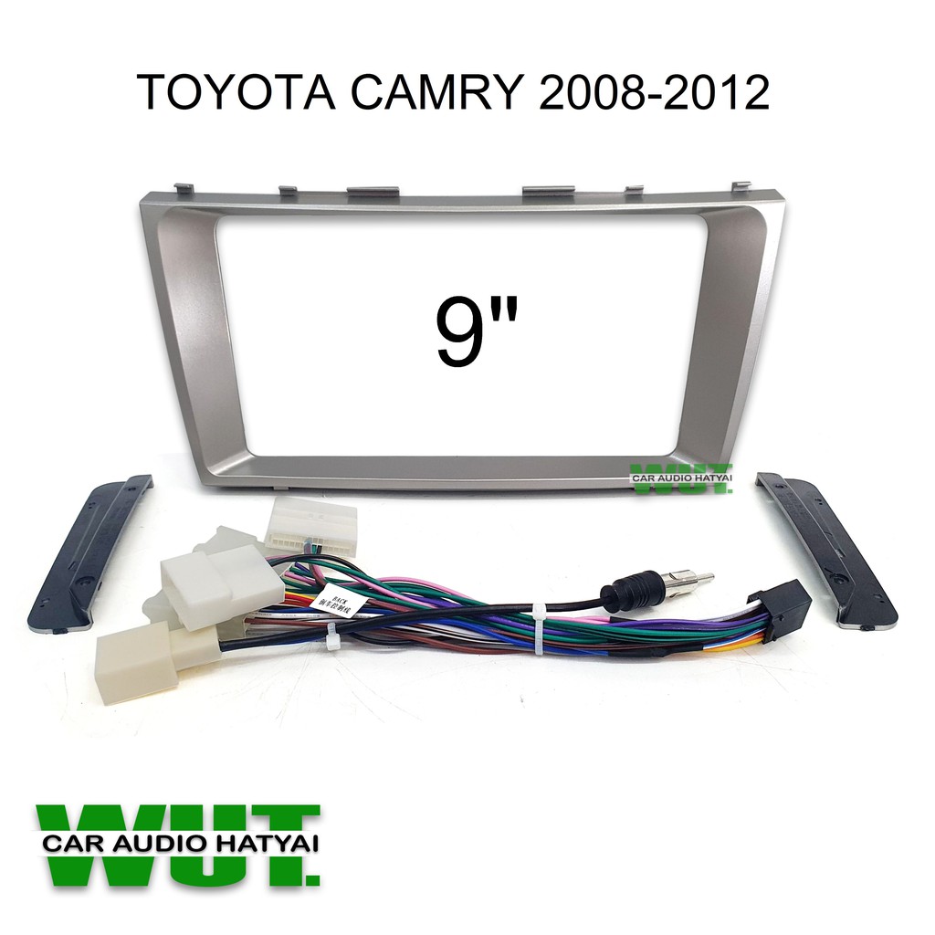 หน้ากากวิทยุ สำหรับจอแอนดรอย 9นิ้ว ใส่จอติดรถยนต์ สำหรับรถ โตโยต้า แคมรี่ TOYOTA CAMRY ปี 2008-2012