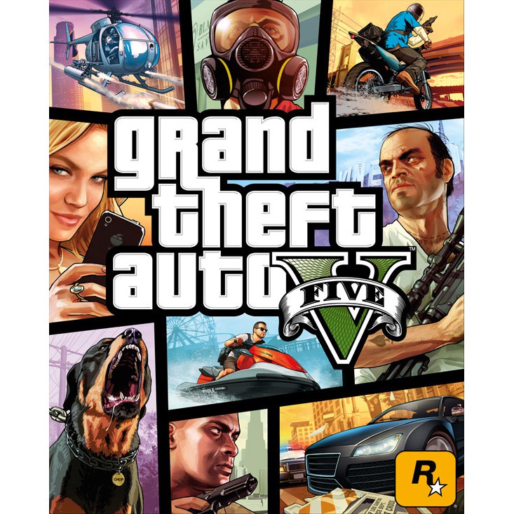 Grand Theft Auto V | GTA 5 For PC game แบบลงผ่านUSB