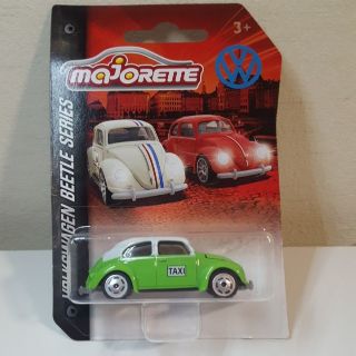 รถเต่าtaxiสีเขียวหลังคาขาว volkswagen beetle series majorette