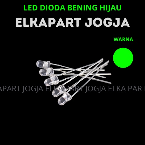 HIJAU LED Diode Diode 5mm Clear Green Green Clear 5 mm