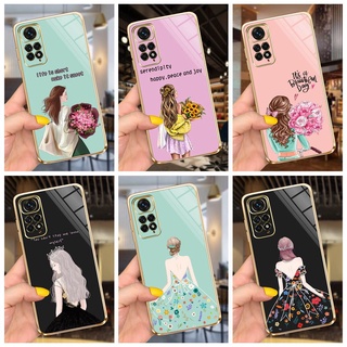 เคสซิลิโคนนิ่ม ลายดอกไม้ หรูหรา สําหรับ Xiaomi Redmi Note 11 4G Note 11S Note 11 Pro 4G 5G