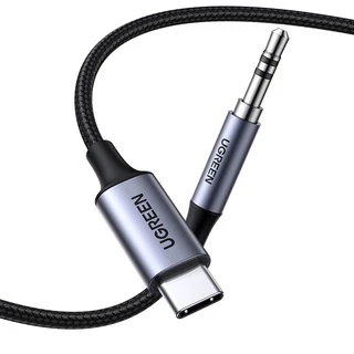 Ugreen USB-C ถึง 3.5 มม.เสียงชายสายหูฟังอะแดปเตอร์ USB C ถึง Aux สายสัญญาณเสียงสายไฟชิป DAC