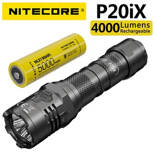 (พร้อมส่ง) ไฟฉาย NITECORE P20IX 4000 LUMEN USB-C ไฟฉายแบบชาร์จไฟได้พร้อมแบต