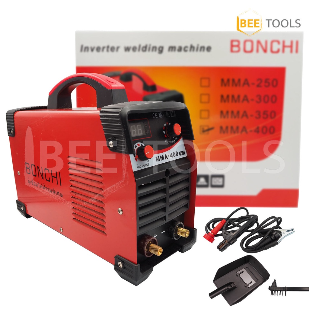 BONCHI ตู้เชื่อม Inverter IGBT รุ่น MMA-400A ตู้เชื่อมไฟฟ้า เครื่องเชื่อม บอร์ดใหญ่ เทคโนโลยี"ไต้หวั