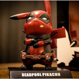 โมเดลฟิกเกอร์ การ์ตูนโปเกม่อน Avengers Deadpool Pikachu แฮนด์เมด