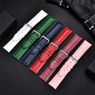 Casual Calfskin Leather Watch Strap Soft Material Women Watchband Wrist Straps Ladies Watch Band 10mm 12mm 14mm 16mm 18mm 20mm 22mm 24mm