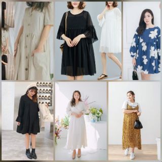 สั่งซื้อผ่าน Live สด เท่านั้น Shopee Live#👗เดรสoversize มือ1 และมือ2