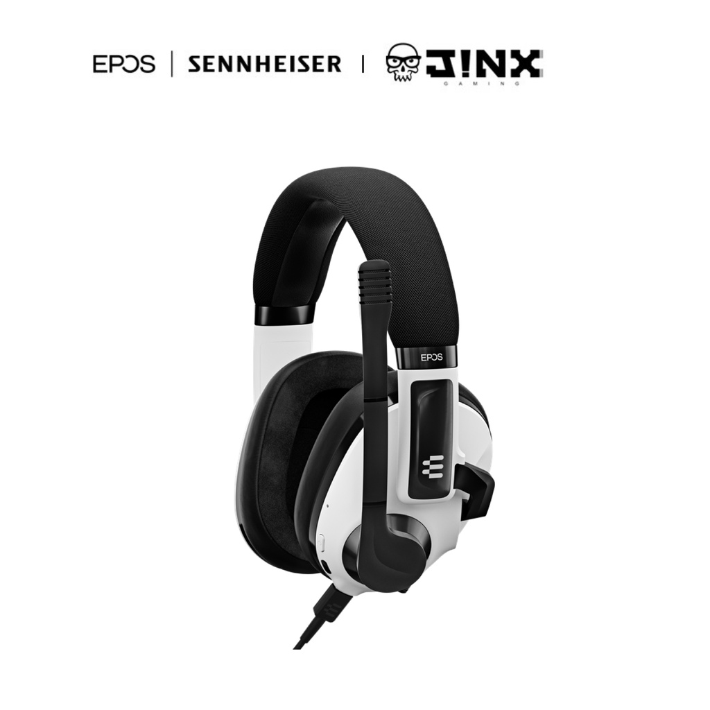 EPOS | Sennheiser หูฟังเกมมิ่ง รุ่น H3 Hybrid -Ghost White  ประกันศูนย์ 2 ปี