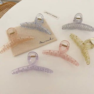 hair clips 💗 กิ๊บหนีบผมสีพาสเทลใสน่ารัก ขนาด 11 ซม. สีรุ่นนี้น่ารักมากๆค่า จะสีไหนก็หนีบสวย