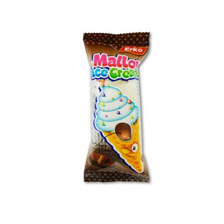 Erko mallow ice cream แมลโลว์ ไอศกรีม แจม ฟิลด์ บลูเบอร์รี เฟลเวอร์ 15 กรัม แพคละ 12 ชิ้น