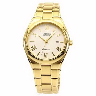 Citizen White Dial นาฬิกาข้อมือผู้ชาย Quartz Watch - BI0953-52C