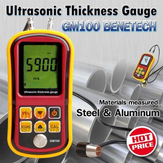 GM100 เครื่องวัดความหนา ULTRASONIC THICKNESS GAUGE