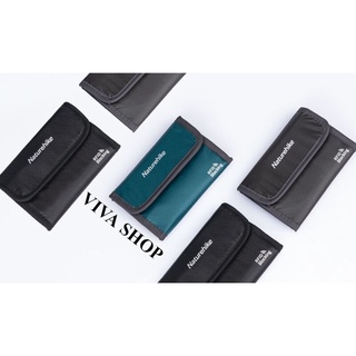 กระเป๋าสตางค์ Naturehike RFID Blocking Wallet สีน้ำเงินเขียว Blue กระเป๋าตังค์ผู้ชาย ผ้ากันน้ำ เดินป่า Camping Outdoor