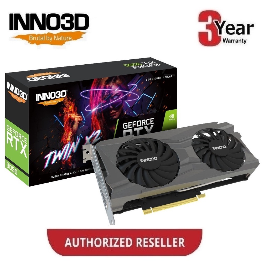 INNO3D GEFORCE RTX 3050 TWIN X2 8GB GDDR6 RTX3050