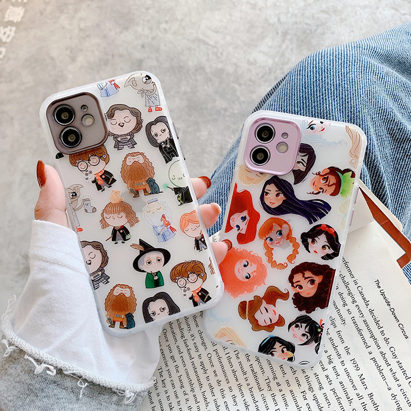 New Iphone 12 Pro Max Case Cute Harry Potter Matte Translucent Anti Drop Full Lens Protection