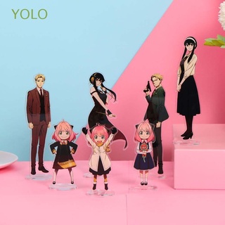 Yolo โมเดลฟิกเกอร์สแตนดี้ อะคริลิค รูปการ์ตูนอนิเมะ SPY X FAMILY แฟชั่น สําหรับตกแต่ง