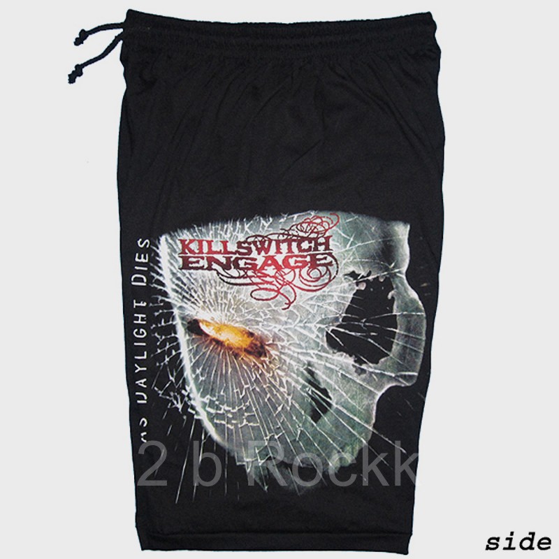 กางเกง ขาสั้น Killswitch Engage คิลสวิตช์ เอนเกจ กางเกงชายหาด H76