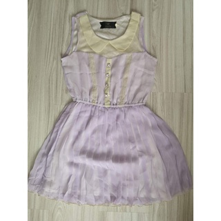 เดรสโลลิต้าญี่ปุ่นสีม่วงพาสเทล​ Lilac Lolita​ Japanese​ Dress