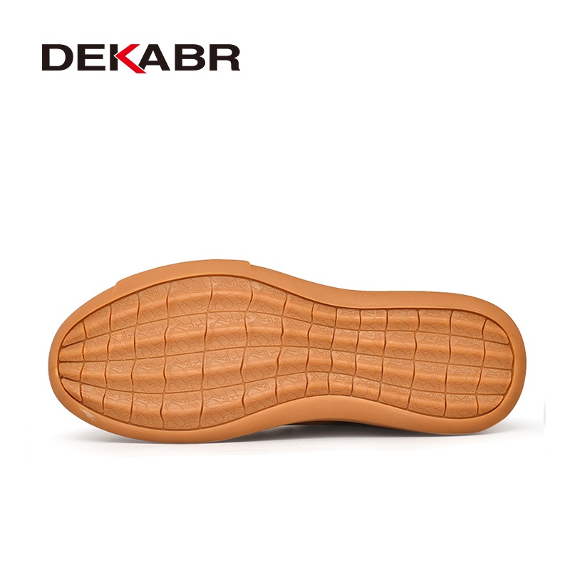 Dekabr รองเท้าบูทข้อสั้น หนังแท้ กันน้ํา แฮนด์เมด แฟชั่นฤดูใบไม้ร่วง ฤดูหนาว สไตล์นักธุรกิจ สําหรับผู้ชาย