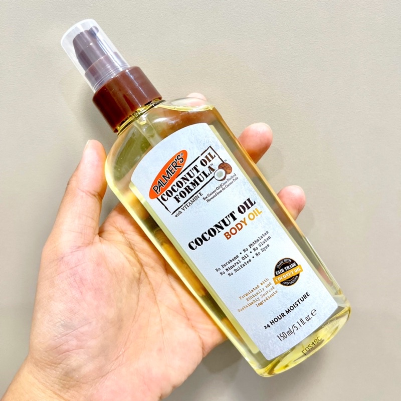 PALMER'S COCONUT OIL BODY OIL 150MLน้ำมันบำรุงผิวแห้ง สูตรน้ำมันมะพร้าว |  Shopee Thailand