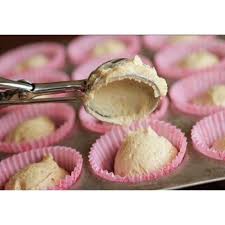 ที่ตักไอศกรีม/คุกกี้ สแตนเลสขนาด 3 cm.