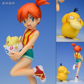 Figure Model Pokemon Series โปเกมอน ซีรี่ส์ Misty Kasumi มิสตี้ คาสึมิ Togepi โทเงปี Psyduck โคดัก Koduck โปเกม่อน