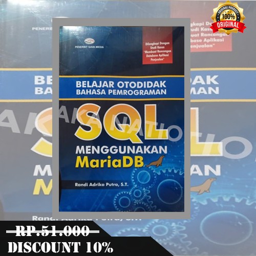 [หนังสือ] ภาษาการเขียนโปรแกรม Sql ด้วยตนเองโดยใช้ Mariadb