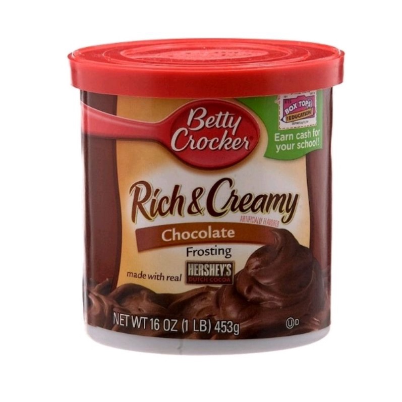 Betty Crocker Frosting Rich & Creamy Chocolate 453g. | Shopee Thailand