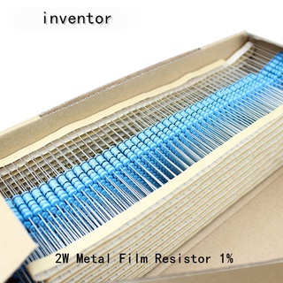 ฟิล์มโลหะต้านทาน 2W 1% 0R - 2.2M 18K 20K 22K 24K 27K 30K 33K 36K 39K 43K 47K 51K 56K 62K 68K 75K 82K 91K 100K 110K Ohm 20 ชิ้น