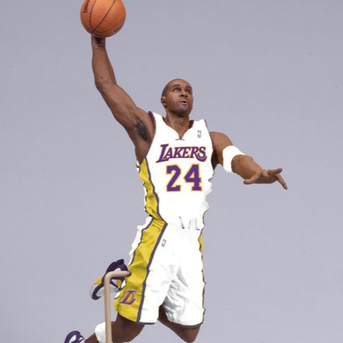 McFarlane NBA 17 Los Angeles Lakers Kobe Bryant Action Figure White
