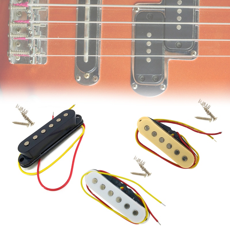 Mon Guitar Neck สะพานกลาง Pickups Staggered สําหรับ Pickups Replacement Accessary
