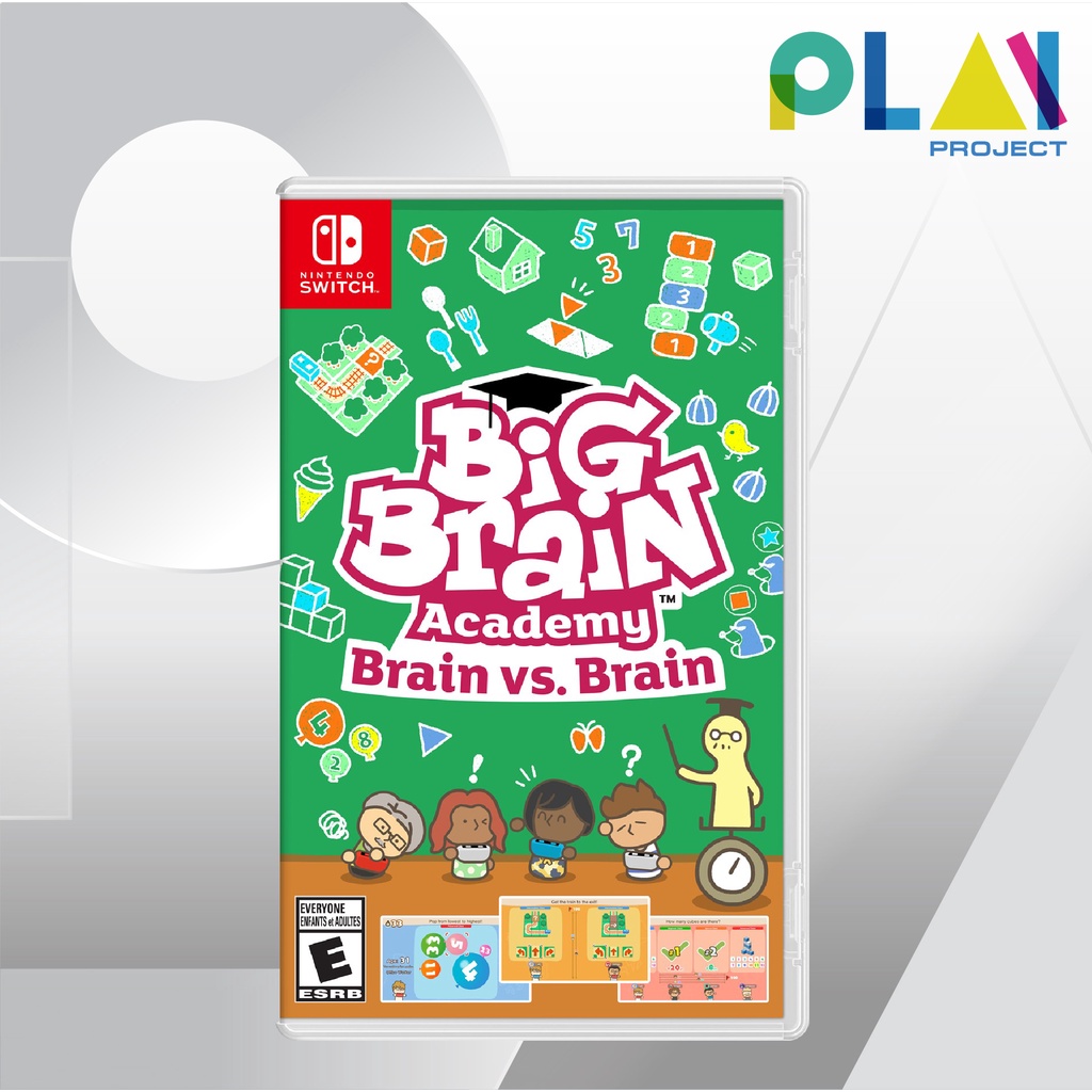 Nintendo Switch : Big Brain Academy : Brain VS Brain [มือ1] [แผ่นเกมนินเทนโด้ สวิตช์]