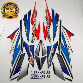 สติกเกอร์ สีฟ้า คุณภาพมาตรฐาน สําหรับติดตกแต่งมอเตอร์ suzuki satria fu F150 2006 2007